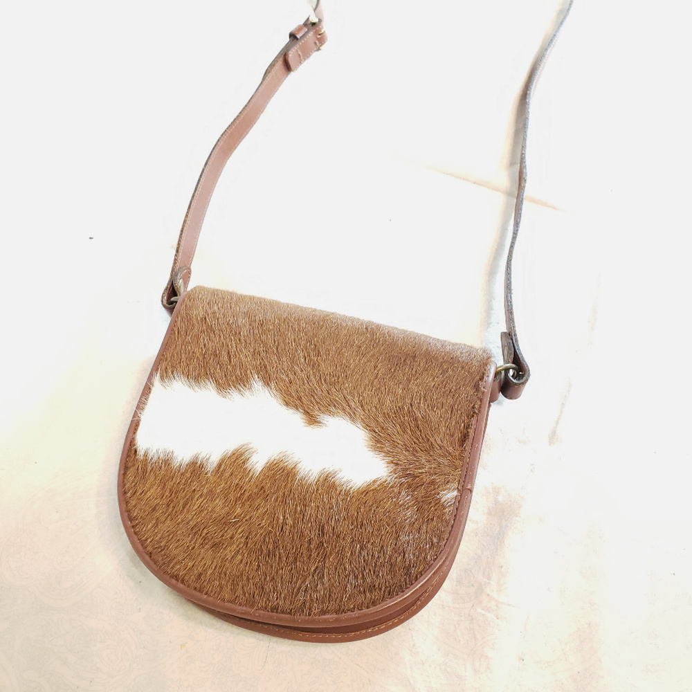 Ella Maiden Australia Leather Haircalf Crossbody - Picture 8 of 8